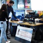 A photo of a photography booth
