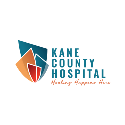 Logo for Kane County Hospital.