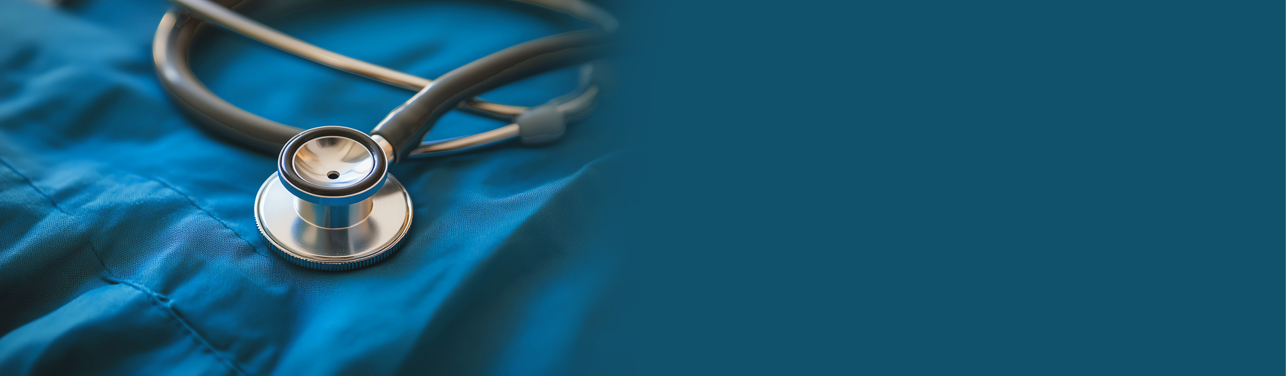 Photograph of a stethoscope.