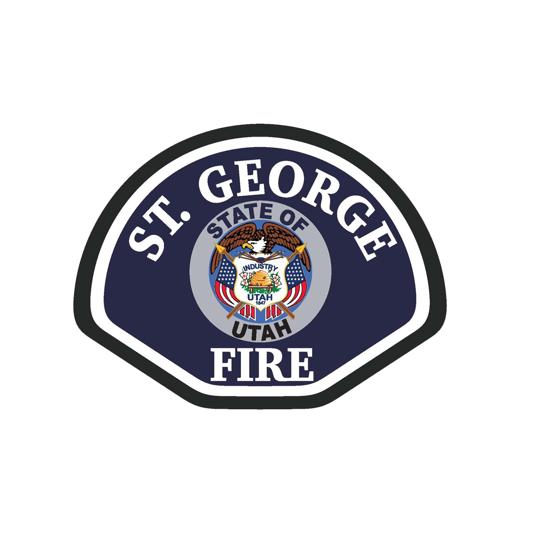 Logo for the State of Utah St.George Fire department.