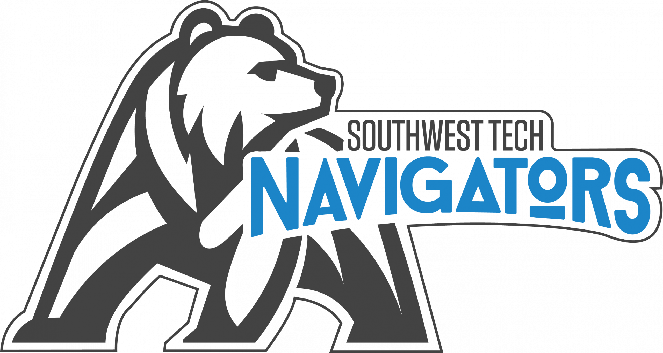 Southwest Tech Navigators logo with a gray bear mascot.